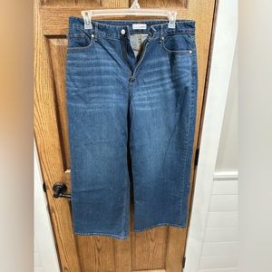 Loft Curvy Wide Leg Jean
